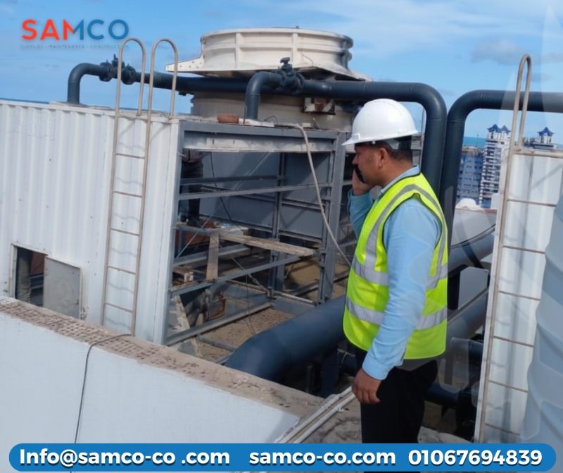 أعمال صيانة الشيلرات فى مدينة  بدر 